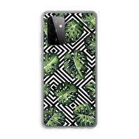 Geometrische jungle: Samsung Galaxy A72 Transparant Hoesje