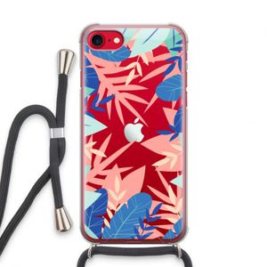 Tropisch: iPhone SE 2020 Transparant Hoesje met koord