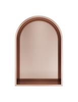 Hotbath &MORE Inbouwnis Toogmodel 30x45x10cm Geborsteld Koper PVD