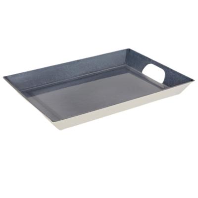Dienblad / serveer tray Sol?ne - Melamine - blauw - 40 x 29 cm
