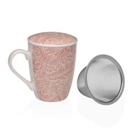 Kop met theefilter Versa Roze