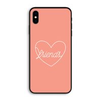 Friends heart: iPhone XS Max Biologisch afbreekbaar hoesje