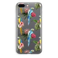 Kleurrijke papegaaien: iPhone 8 Plus Transparant Hoesje