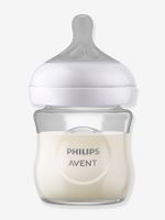 Glazen flesje 120 ml Philips AVENT Natural Response doorzichtig