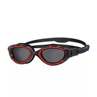 Zoggs Predator flex polarized zwembril zwart/rood - thumbnail