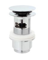 Kirchhoff DAV-1WK aftapkraan, chroom, 1 1/4" x 65 mm - 98807330 Kirchhoff DAV-1WK aftapkraan, chroom, 1 1/4" x 65 mm - 98807330