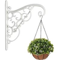 Prosperplast Bloempot hangers / haken - kunststof - wit - 20 x 23 cm - Plantenbakken - thumbnail