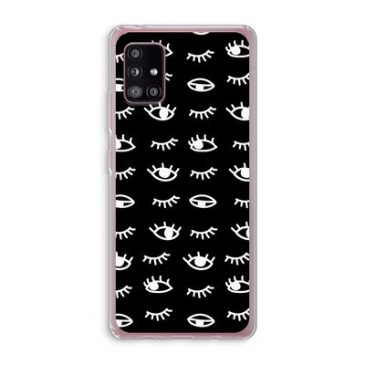 Eye pattern #3: Samsung Galaxy A51 5G Transparant Hoesje