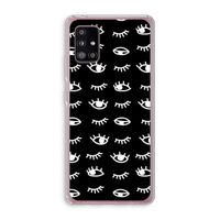 Eye pattern #3: Samsung Galaxy A51 5G Transparant Hoesje