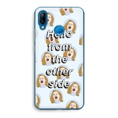 Hello: Huawei P20 Lite Transparant Hoesje