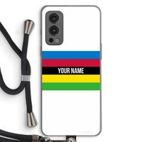 WK Wielrennen: OnePlus Nord 2 5G Transparant Hoesje met koord