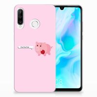 Huawei P30 Lite Telefoonhoesje met Naam Pig Mud - thumbnail