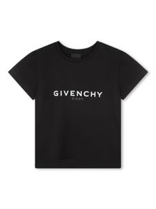 Givenchy Kids t-shirt à logo imprimé - Noir