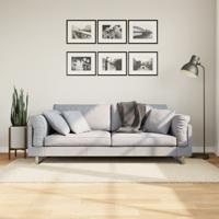 Vloerkleed shaggy hoogpolig modern 80x150 cm crmekleurig - thumbnail