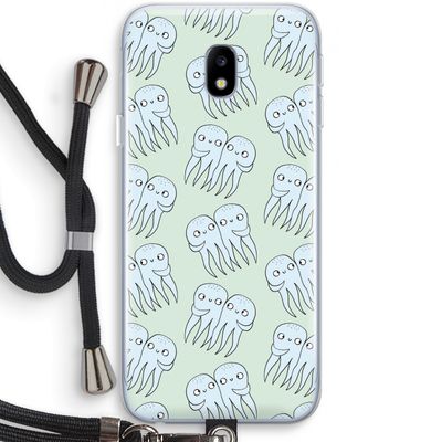 Octopussen: Samsung Galaxy J3 (2017) Transparant Hoesje met koord