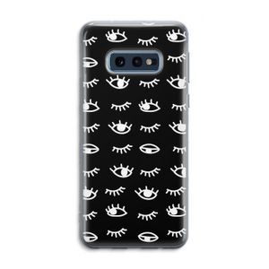 Eye pattern #3: Samsung Galaxy S10e Transparant Hoesje