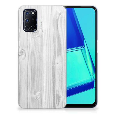OPPO A52 | A72 | Bumper Hoesje | White Wood