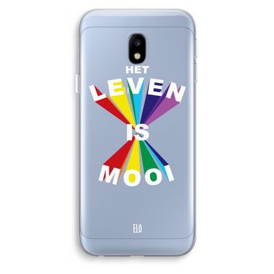 Het Leven Is Mooi: Samsung Galaxy J3 (2017) Transparant Hoesje