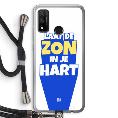 Laat de zon in je hart: Huawei P Smart (2020) Transparant Hoesje met koord