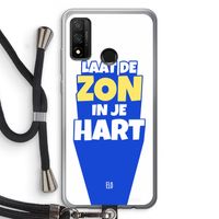 Laat de zon in je hart: Huawei P Smart (2020) Transparant Hoesje met koord