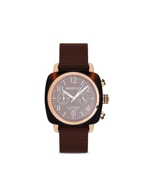 Briston montre Clubmaster Classic 40mm - Marron