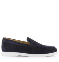 BLACKSTONE Blackstone - BG360 Navy loafers van suèd Blauw Suede Loafers Heren - thumbnail