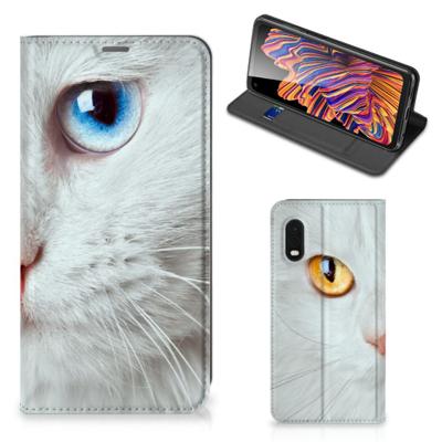 Samsung Xcover Pro | Hoesje maken | Witte Kat