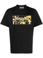 Versace Jeans Couture t-shirt en coton à logo imprimé - Noir