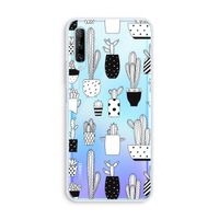 Cactusmotief: Huawei P Smart Pro Transparant Hoesje