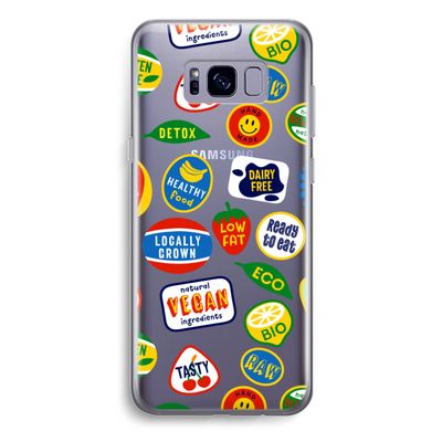 Fruitsticker: Samsung Galaxy S8 Plus Transparant Hoesje
