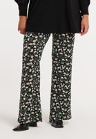 Yoek Pantalon bootleg GAROFANI | Zwart | Maat 38/40