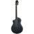 Ortega RTPSTD-SBK-L TourPlayer Series Standard Satin Black Finish linkshandige elektrisch-akoestische klassieke gitaar met tas