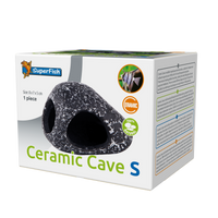 Superfish Ceramic Cave S - Schuilplaats voor Zoetwateraquarium Vissen, Keramiek, Natuurdesign