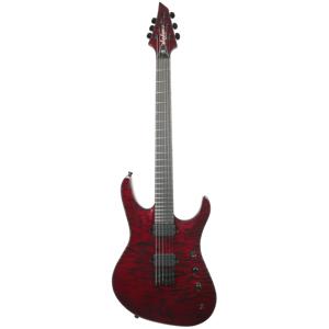 Jackson Chris Broderick Soloist HT6 Transparant Red EB