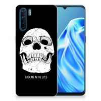 Silicone Back Case OPPO A91 Skull Eyes