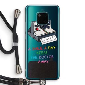 Smile: Huawei Mate 20 Pro Transparant Hoesje met koord