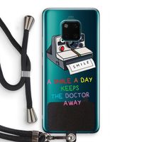 Smile: Huawei Mate 20 Pro Transparant Hoesje met koord