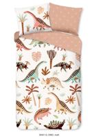 Good Morning Kinderdekbedovertrek "dinosaurussen" - Multi - (140x200/220 cm) - Katoen