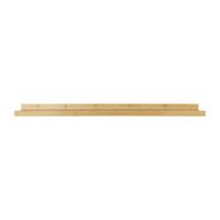 Wandplank bamboe - 4x95x12 cm - naturel