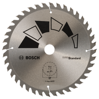 Bosch Accessoires Cirkelzaagblad Standard 184X20 T40 - 2609256B56
