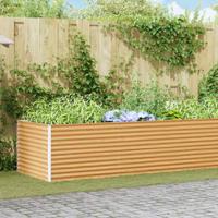 Verhoogde plantenbak 485 x 100 x 68 cm Gegalvaniseerd staal