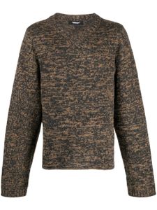 Undercover pull en maille intarsia - Marron