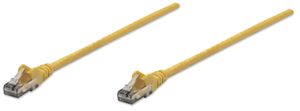 Intellinet 343787 RJ45 Netwerkkabel, patchkabel CAT 6 U/UTP 10.00 m Geel 1 stuk(s)