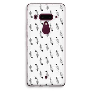 Pluimen: HTC U12+ Transparant Hoesje