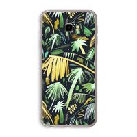 Tropical Palms Dark: Samsung Galaxy J4 Plus Transparant Hoesje