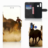 Huawei P30 Lite (2020) Telefoonhoesje met Pasjes Design Cowboy