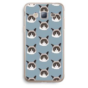It's a Purrr Case: Samsung Galaxy J3 (2016) Transparant Hoesje
