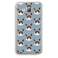 It's a Purrr Case: Samsung Galaxy J3 (2016) Transparant Hoesje