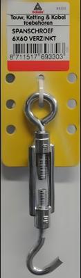 Spanschroef 60mm verz - Deltafix