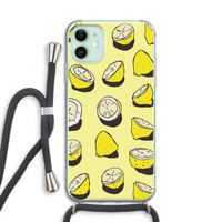 When Life Gives You Lemons...: iPhone 11 Transparant Hoesje met koord